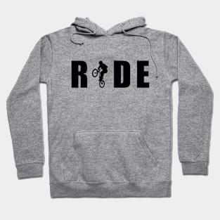 RIDE BMX Black Logo Hoodie